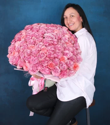Pink Roses Luxury Bouquet 1
