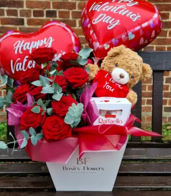 Valentines Gift Set Arrangement 1